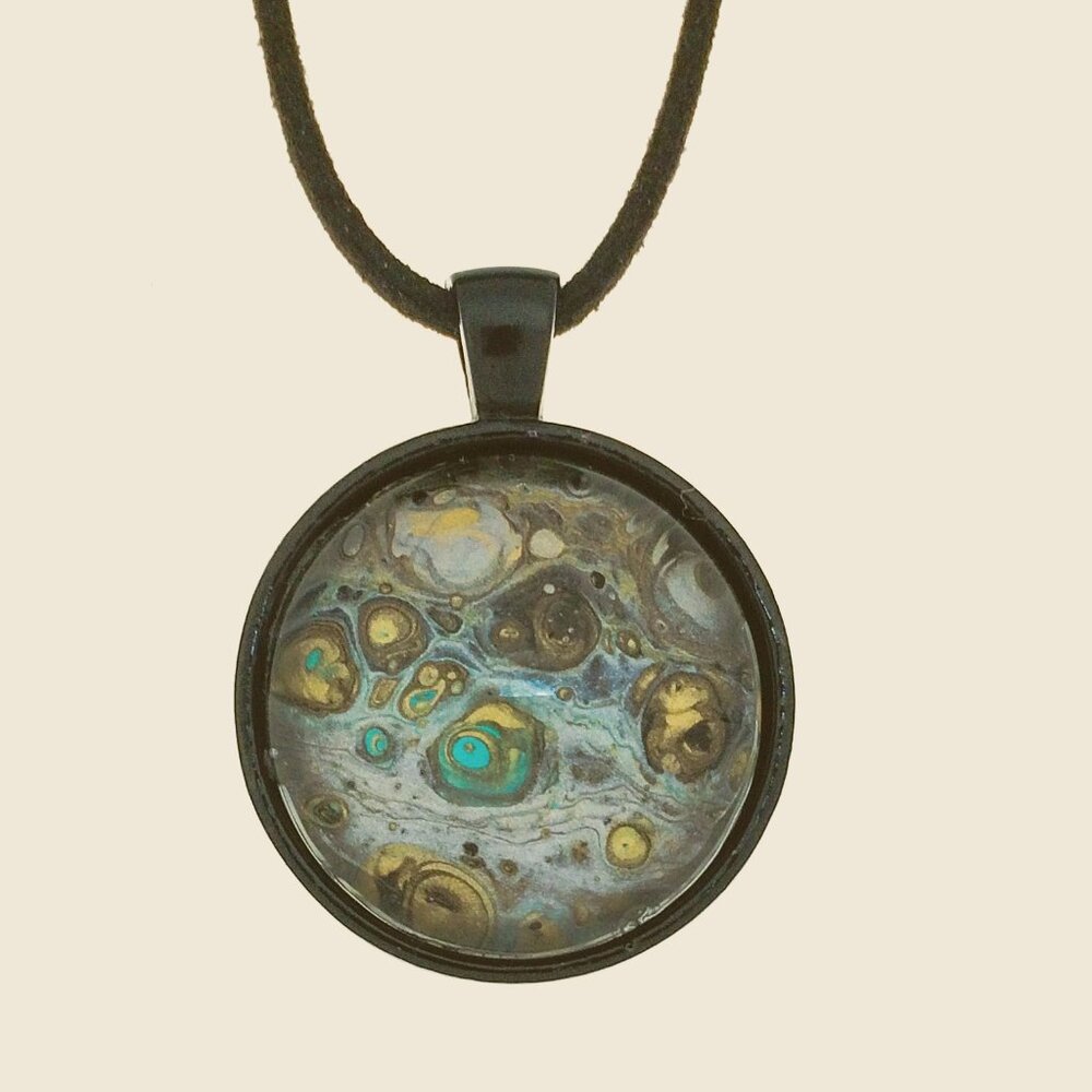 Abstract Art Pendant Necklace by Lindy's Jewelry Art